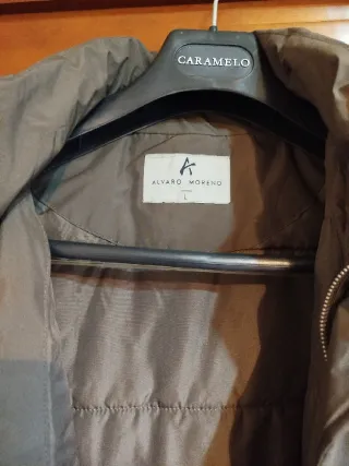 Chaquetón de Álvaro Moreno color Marrón oscuro
