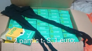 2 Pantis Lynda Talla S Negro, minimo envío 5