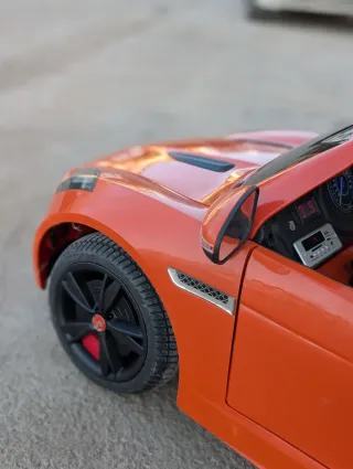 Coche Eléctrico Infantil Jaguar Naranja