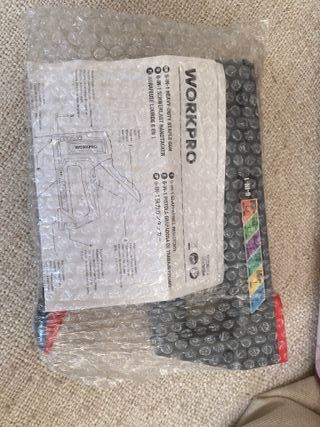 WORKPRO Grapadora y Clavadora Manual 6 en 1 + 4000