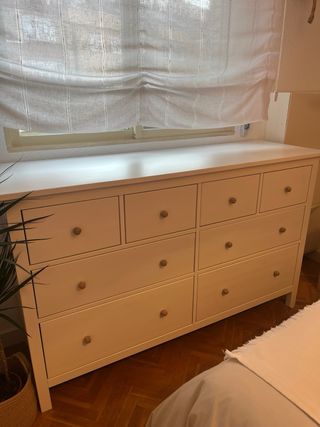Cómoda IKEA HEMNES 8 cajones blanca