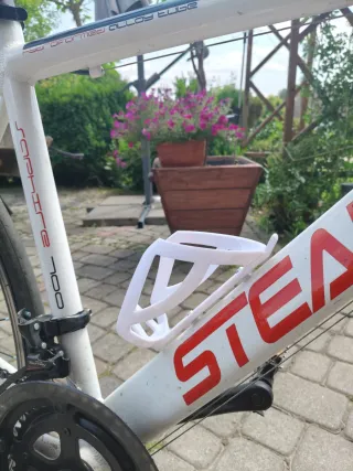 Portabidón bicicleta blanco