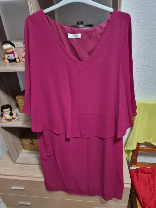 Vestido fino talla 44 rosa
