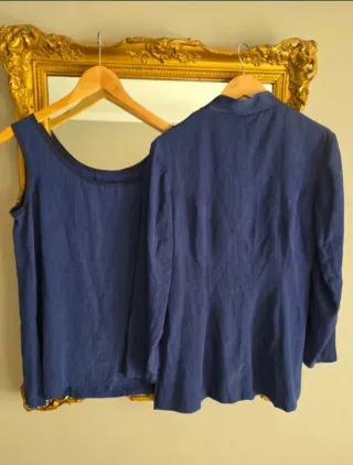 Lino Cjto Ceremonia RIBAS (Nuevo) Chaqueta Mao