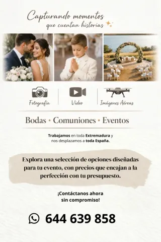 BODAS, COMUNIONES Y EVENTOS