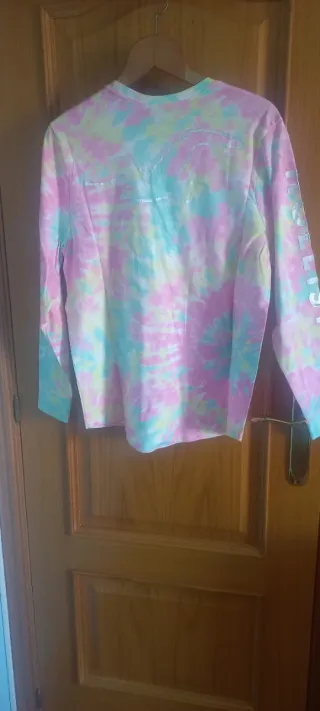 Camiseta Hollister Tie-Dye Manga Larga