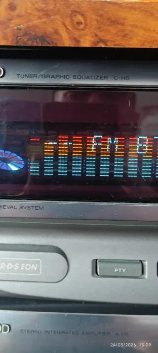 Amplificador Kenwood A-H5 y Tuner Equalizador.