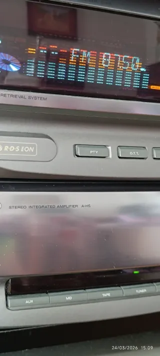 Amplificador Kenwood A-H5 y Tuner Equalizador.