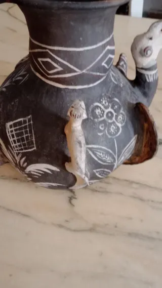Anfora antica tacchino ceramica