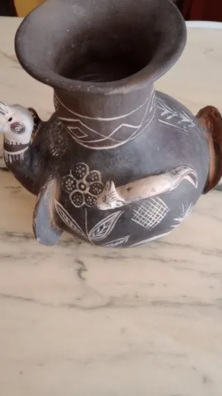 Anfora antica tacchino ceramica