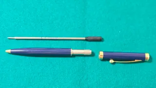 Estilográfica y bolígrafo Banco Atlántico