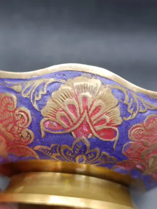 Vacía bolsillos o cuenco decorativo indio