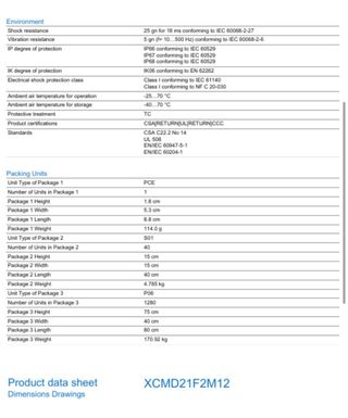 Final de carrera Telemecanique XCMD21F2M12