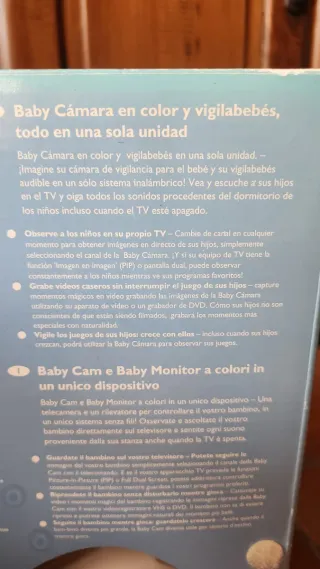 Cámara Vigilabebés Philips Baby Cam SC490