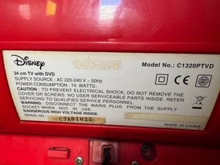 Televisor Disney car Rojo