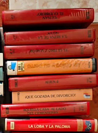 Lote Películas de Videoclub En VHS, BETA y 2000