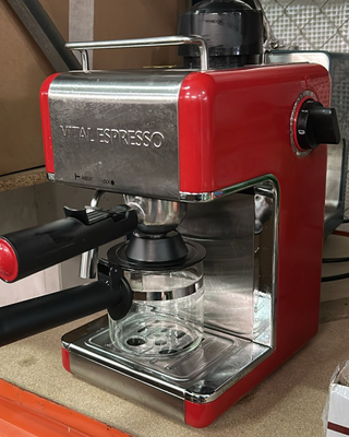 Cafetera Vital Espresso Roja
