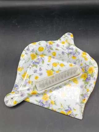 Juego de escoba y recogedor de mesa de porcelana