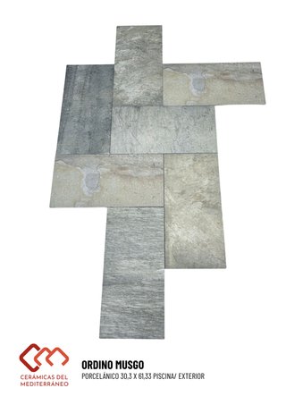 Porcelánico 30,3 X 61,33 Antideslizante Exterior