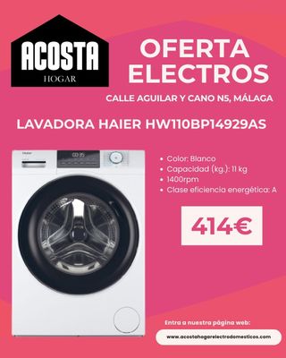 Lavadora Haier HW110BP14929AS