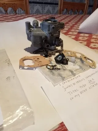 Carburador y juntas de varios modelos