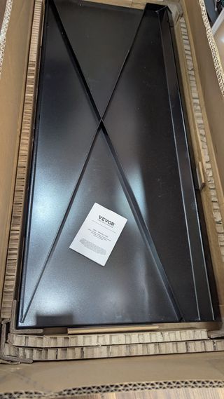 VEVOR Parrilla de Acero al Carbono Universal Rectangular 812 x 310 mm