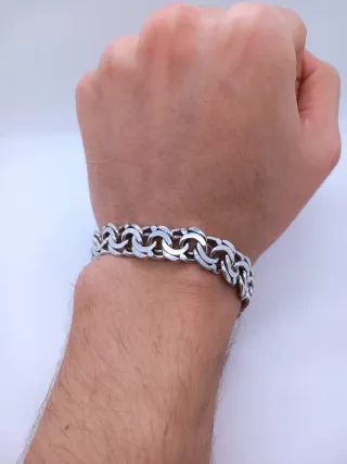 Pulsera Garivaldi de Plata (5-146)
