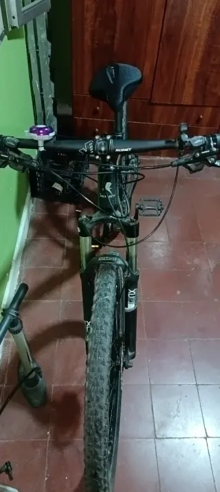 Bicicleta de Montaña Romet Mustang Negra