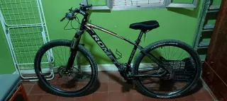 Bicicleta de Montaña Romet Mustang Negra