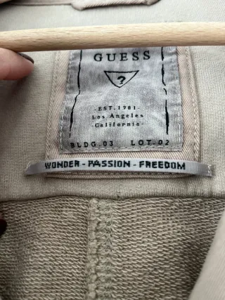 Giacca Guess Biker Beige con Paillettes