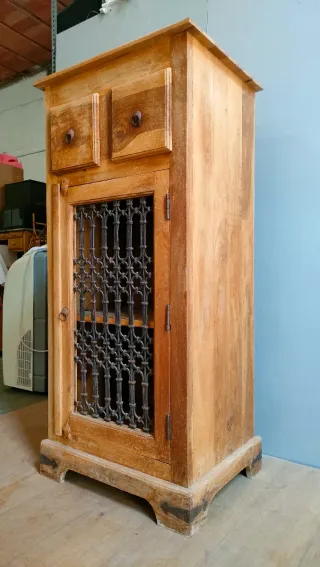 Mueble Rústico Madera y Forja 130cm