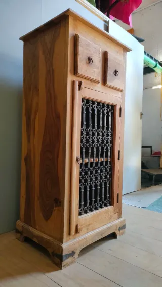 Mueble Rústico Madera y Forja 130cm