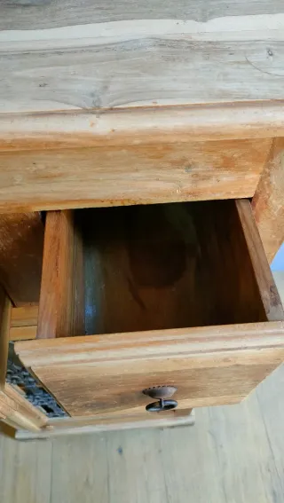 Mueble Rústico Madera y Forja 130cm