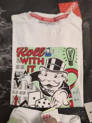 Lote 6 camisetas niña 6-7 años a estrenar