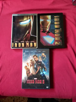 Pack Películas Iron Man DVD Marvel