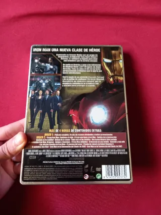Pack Películas Iron Man DVD Marvel