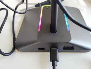 Soporte Auriculares New Bee Z8 RGB Negro