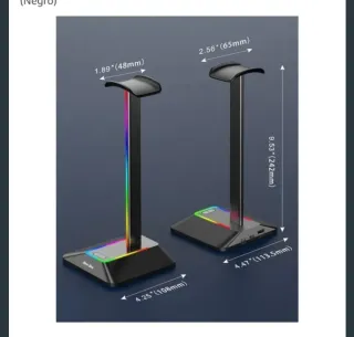 Soporte Auriculares New Bee Z8 RGB Negro