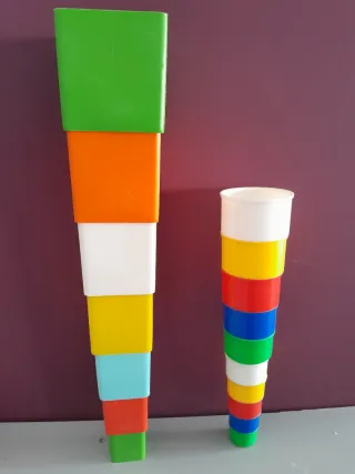 Torres Juguete Montessori Bloques Apilables