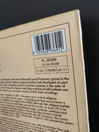 Vinilo LP The Carter Family - 20 Of The Best