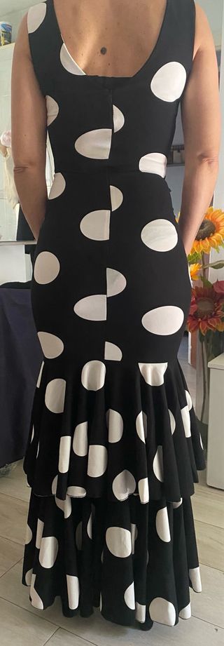 Traje de flamenca lunares