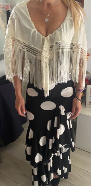 Traje de flamenca lunares