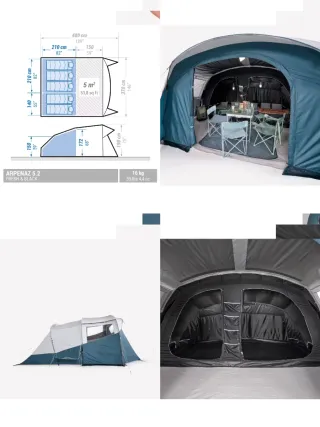 Kit camping familiar