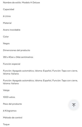 Olla Eléctrica GM Modelo 02033