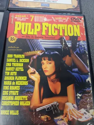 Lote 4 DVDs: Rambo, Pulp Fiction, Arma Letal, El Ú