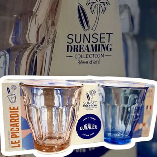 Duralex Le Picardie Vasos Azul y Rosa (4 uds)