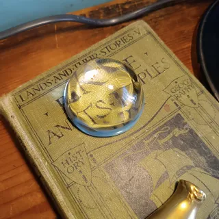 Lámpara Tiffany Hierro Vintage