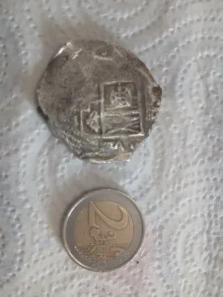 Moneda 8 reales Plata Siglo XVII