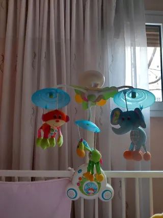 Cuna bebé vestida completa