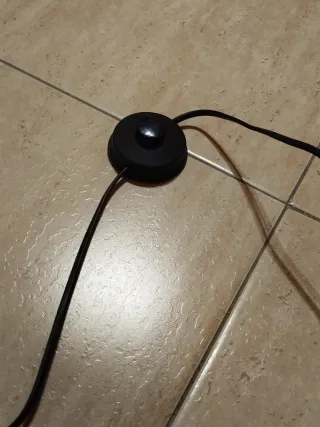 Lámpara de pie forja corazón